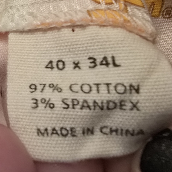 Orange and White Checkered Pants - Picture 3 of 5